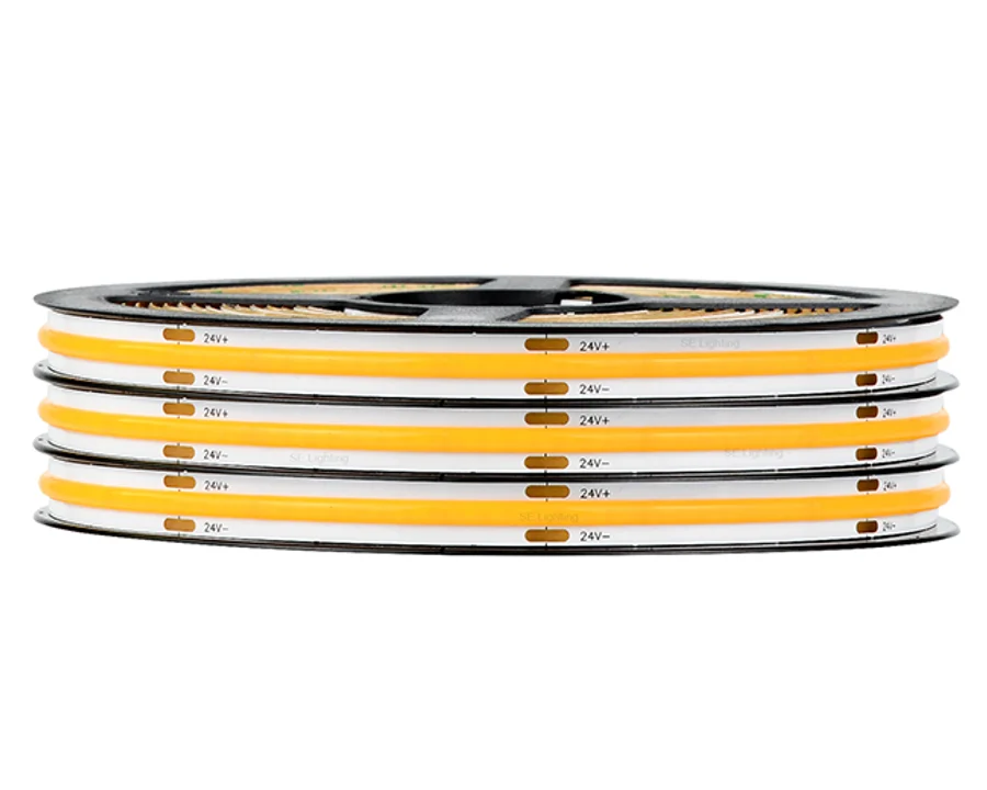 Long continuous strip light run